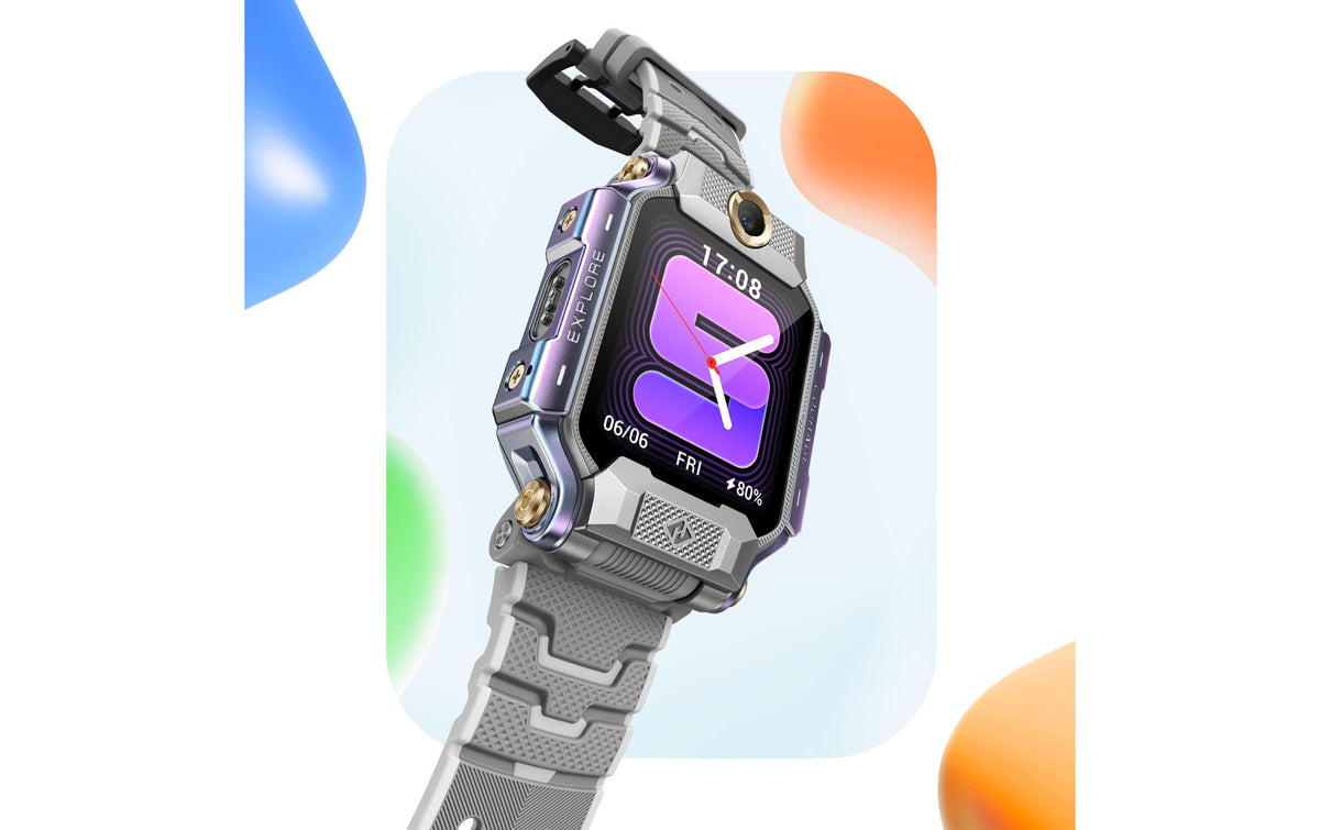 Imoo Watch Phone X10 45 mm GPS + Cellular – Glas Grau, für iPhone