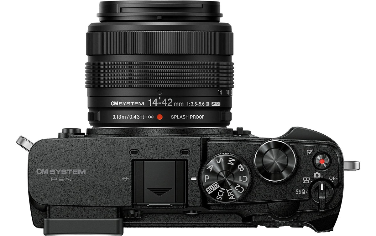 Om-system OM System PEN Kit 14-42 mm III – MFT, 20,4 MP, schwarz