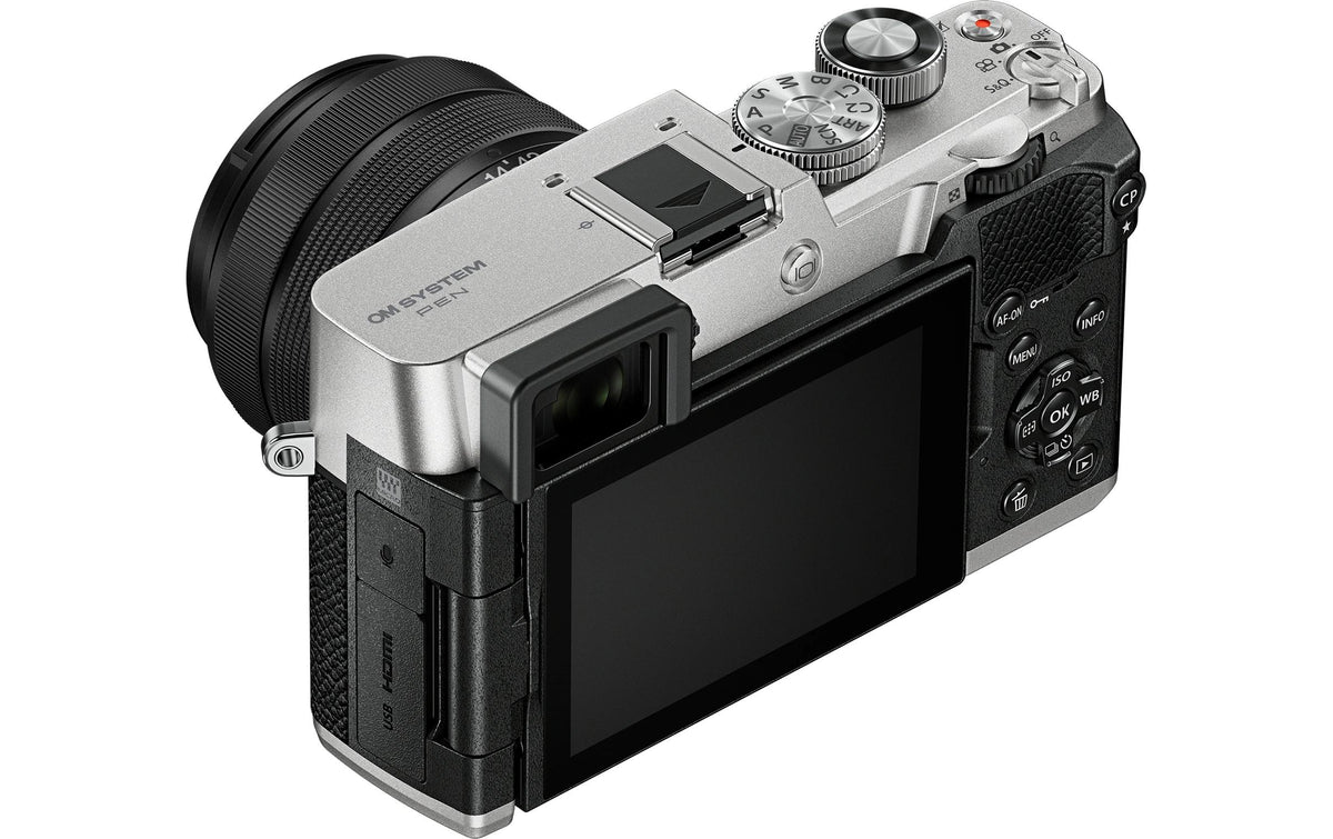 Om-system OM System PEN Kit 14-42mm III – Micro-Four-Thirds, 20,4 MP, Silber