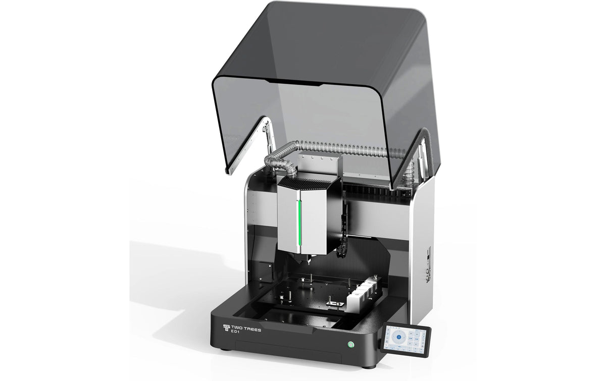 Twotrees Fräsmaschine ED1 – 600 W, 18000 U/min, Hubhöhe 12 cm, 63 × 51 × 55,7 cm, 38 kg
