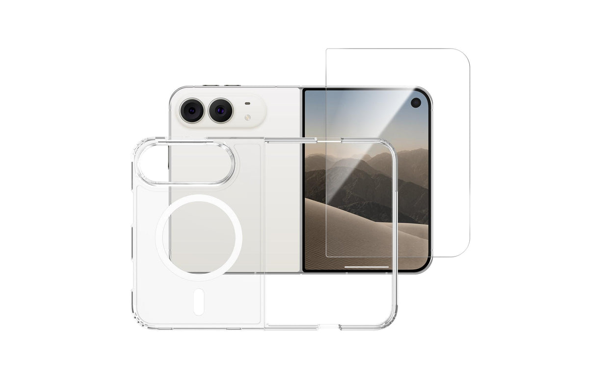 4smarts 360° Premium Backcover – für Apple iPhone, Glas+PC, Transparent