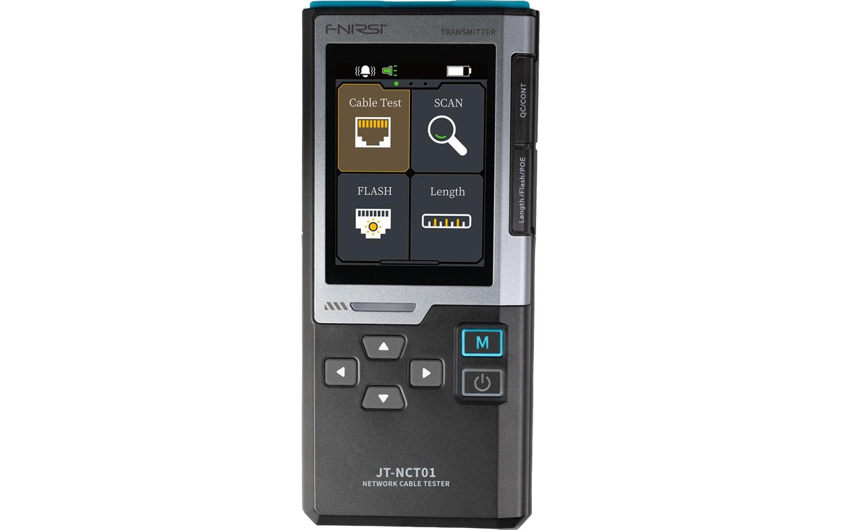 Joy-iT JT-NCT01 – Netzwerk-Kabeltester – RJ45/RJ12, PoE, 2,4" Display