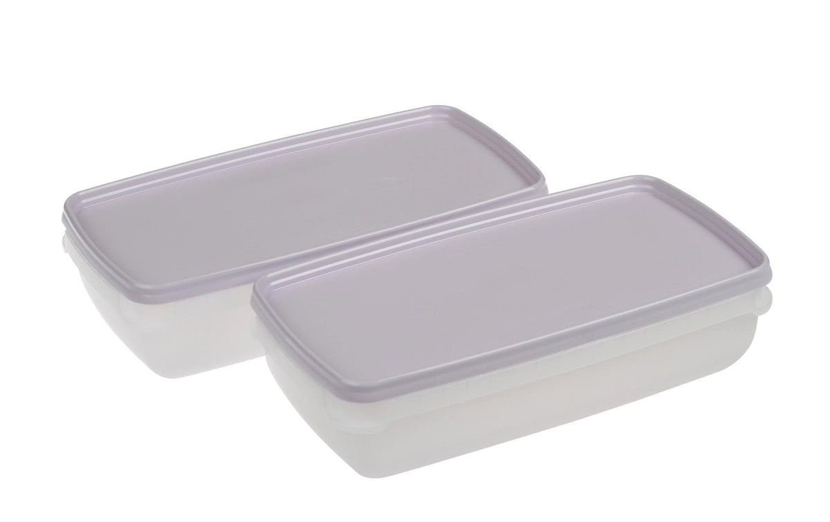 Orthex Vorratsdose 1,2 l, 12 × 24 × 6,5 cm, Polyethylen (PE)/Polypropylen (PP), Violett