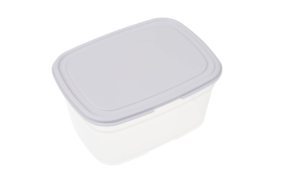 Orthex Vorratsdose 1 L, 12,5 × 16,5 × 8,5 cm, Polyethylen (PE)/Polypropylen (PP), Transparent/Violett