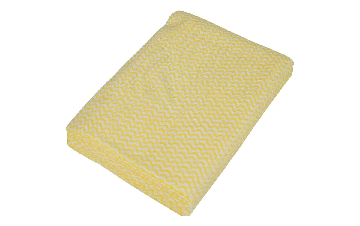 Ebnat Reinigungstuch – Gelb – 50 × 35 cm – Baumwolle, Polyethylen, Viskose – 1 Stk.