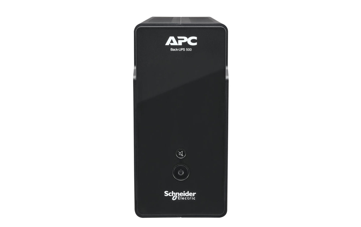 APC BK500G2I USV 0,5 kVA/300 W Line-Interaktiv – Tower – C13×6, Eingang IEC C14 – Schwarz