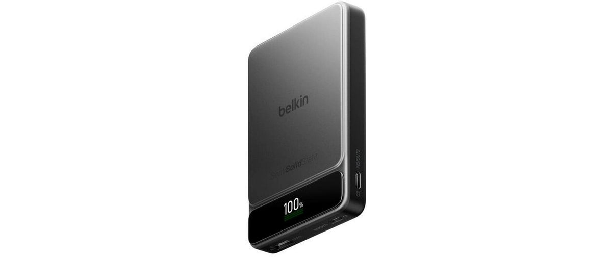 Belkin UltraCharge Pro PB 10K Powerbank 10'000 mAh – 60 W PD, Schwarz