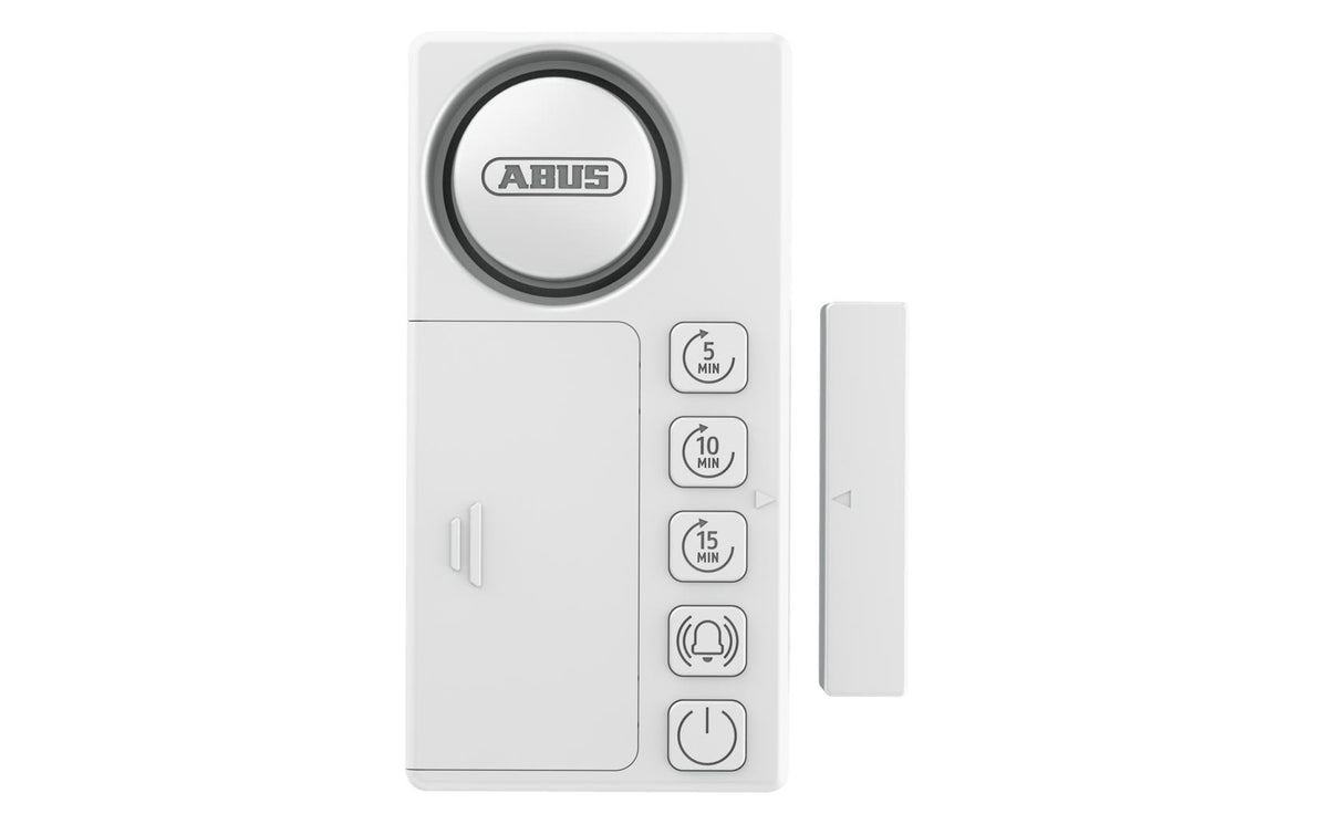 ABUS Time2Close – Tür-/Fensterkontakt, Batteriebetrieb, magnetisch – weiss