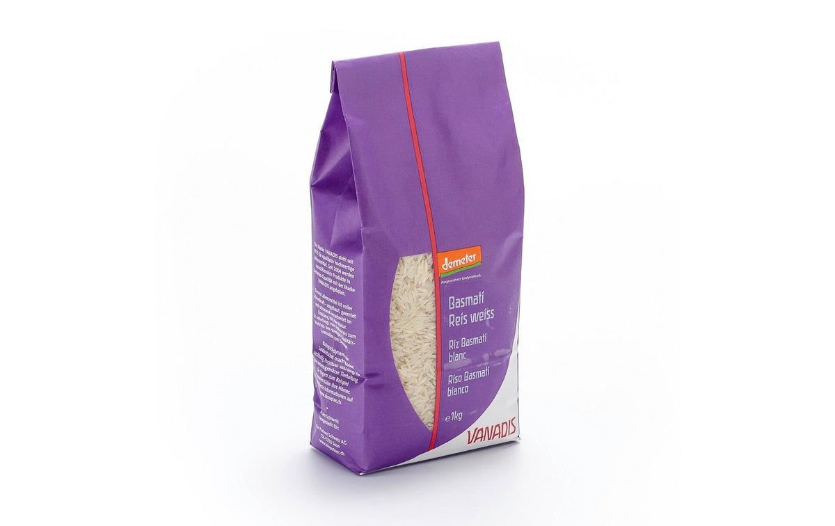 Vanadis Basmati Reis Weiss – Bio – 1 kg