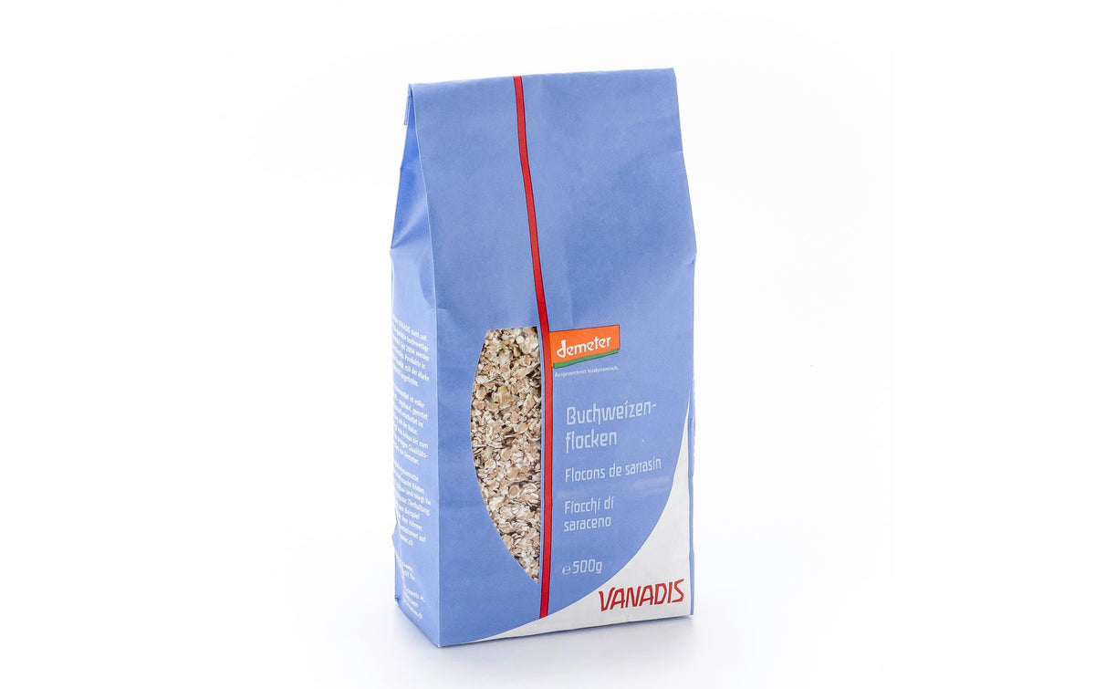 Vanadis Buchweizenflocken – Bio, Vollkorn – 500 g