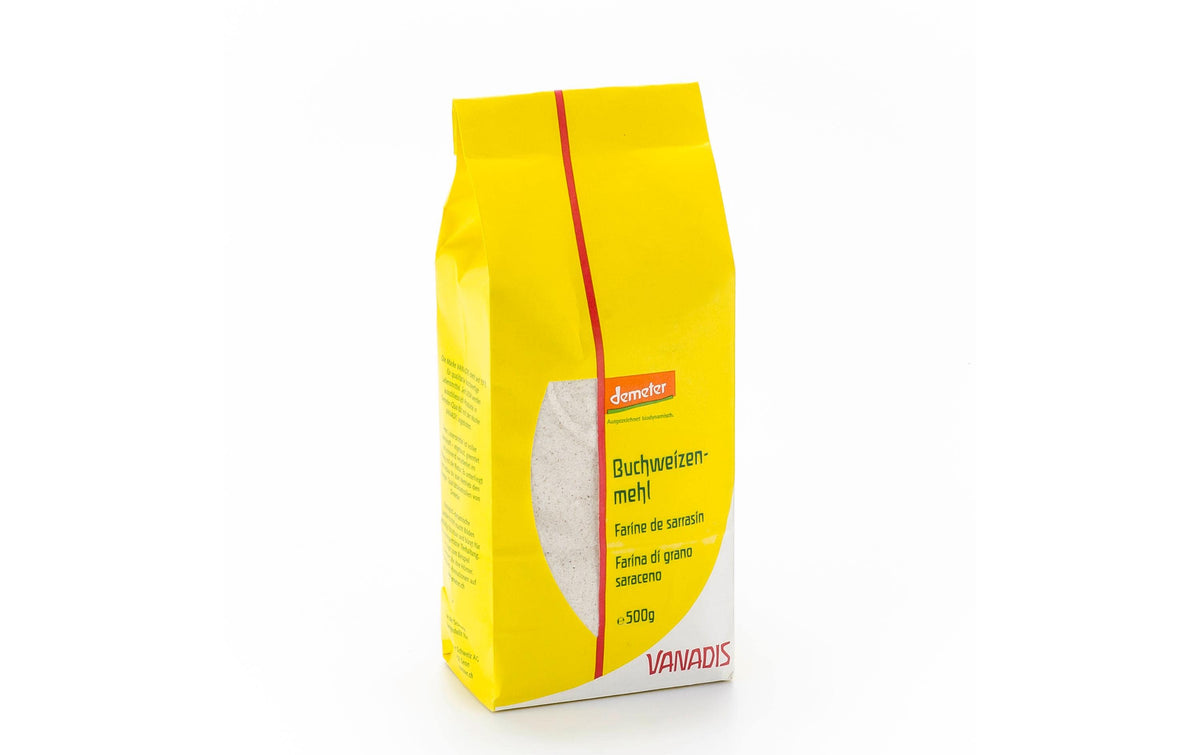 Vanadis Bio Buchweizenmehl, glutenfrei – 500 g