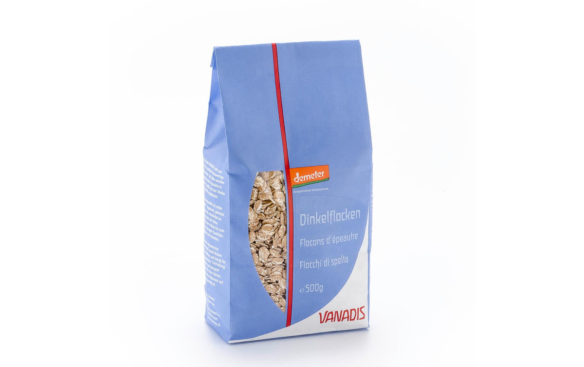 Vanadis Dinkelflocken – Bio – 500 g