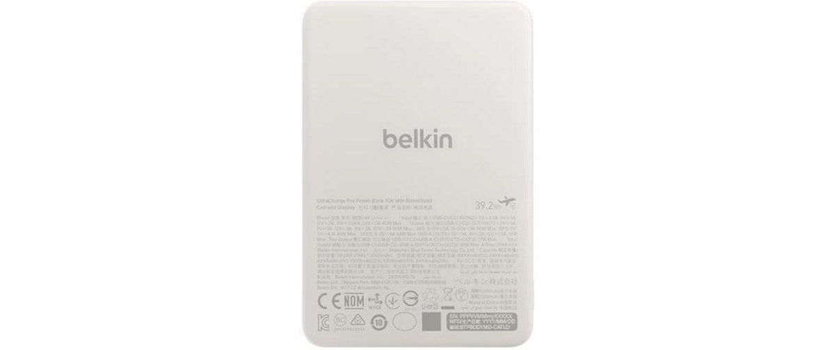 Belkin UltraCharge Pro PB 10K Powerbank 10'000 mAh – 60 W PD, beige