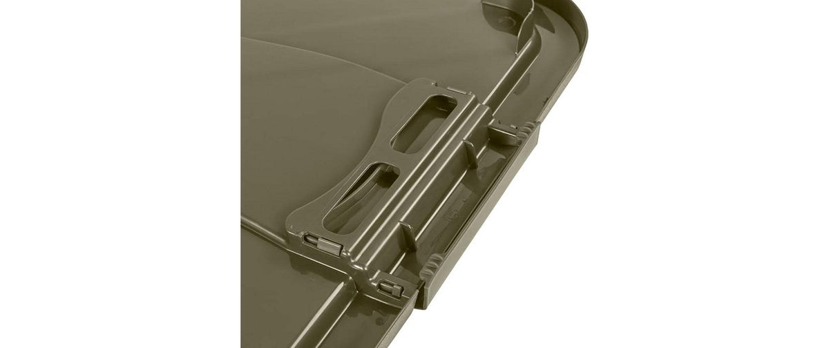keeeper Aufbewahrungsbox 83 l (mit Deckel) – Polypropylen – Grün – 395 × 400 × 795 mm