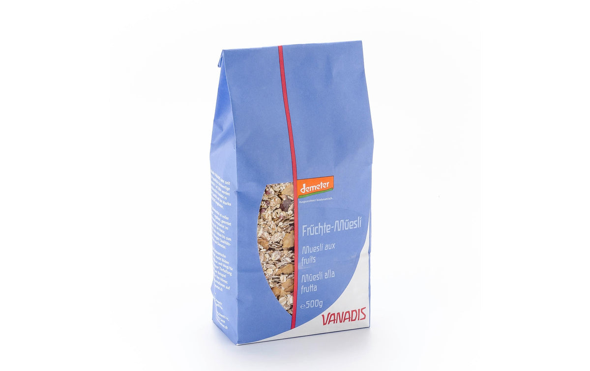 Vanadis Müesli Früchte – Bio – 500 g