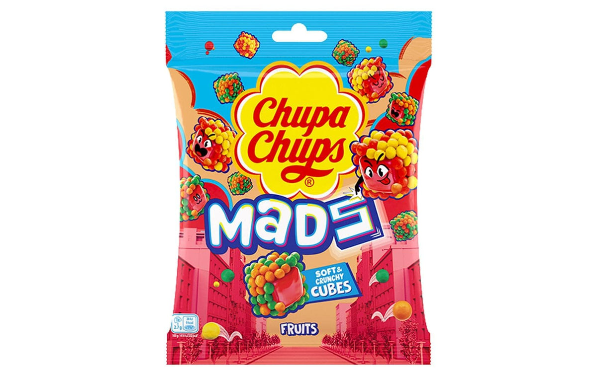 Chupa Chups Mads Fruit Gummibonbons – 115 g
