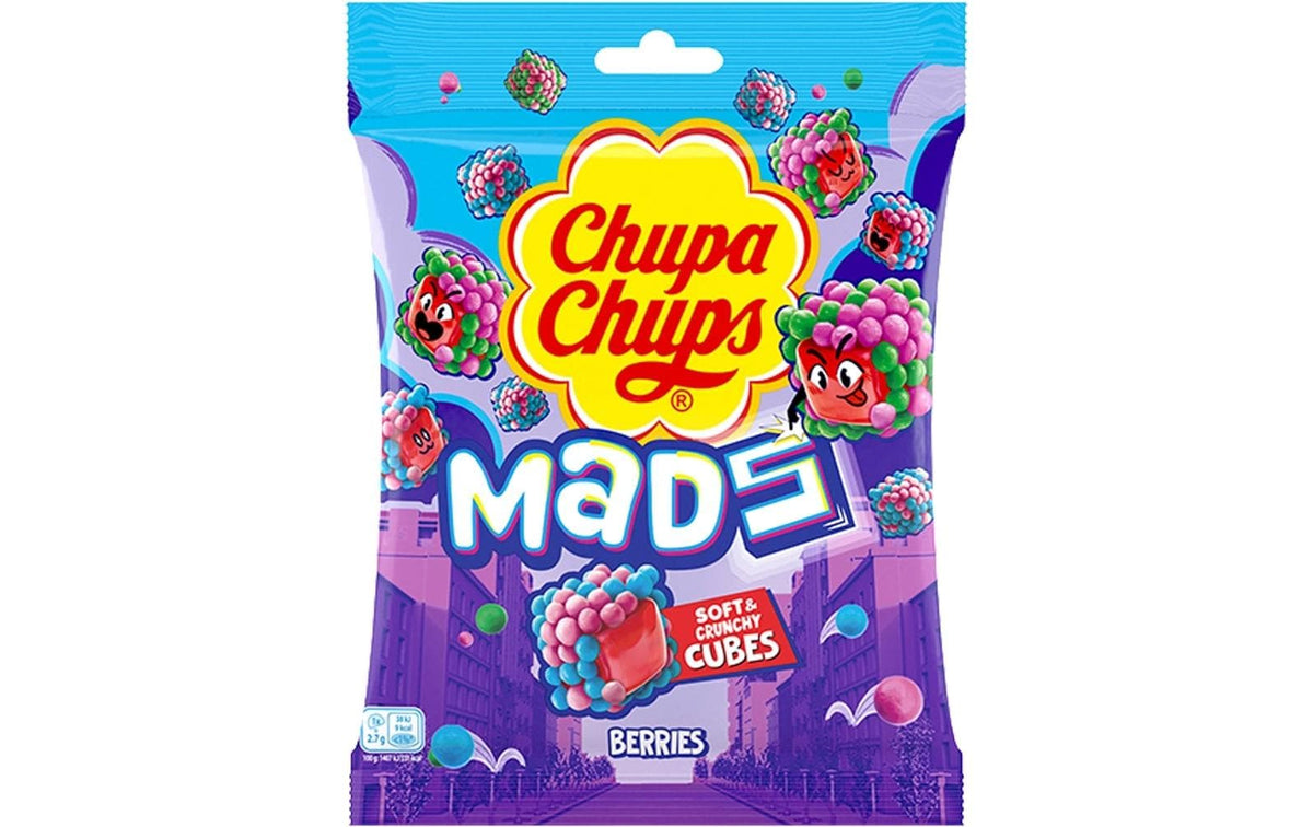 Chupa Chups Mads Gummibonbons – Beeren – 115 g