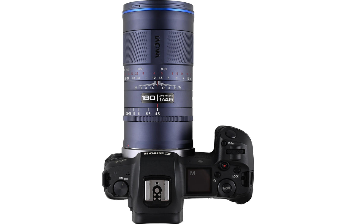 Laowa 180mm f/4.5 1,5× Ultra Macro APO – Canon RF – Makroobjektiv, manuell, 62 mm Filter