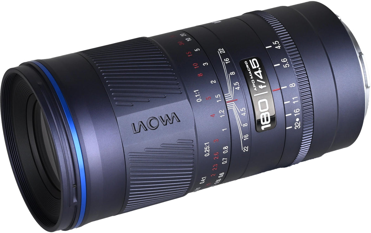 Laowa 180 mm f/4.5 1,5× Ultra Macro APO L-Mount – Naheinstellgrenze 0,30 m – für L-Mount – Schwarz