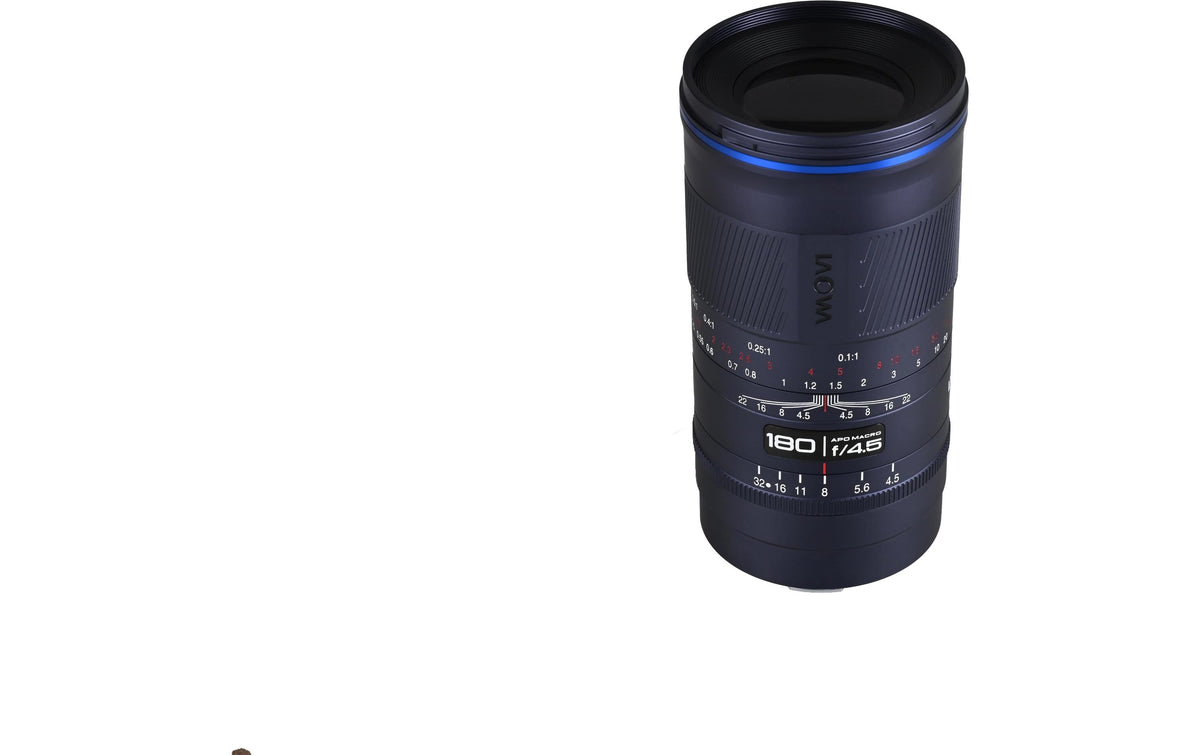 Laowa 180 mm f/4.5 1,5× Ultra Macro APO L-Mount – Naheinstellgrenze 0,30 m – für L-Mount – Schwarz