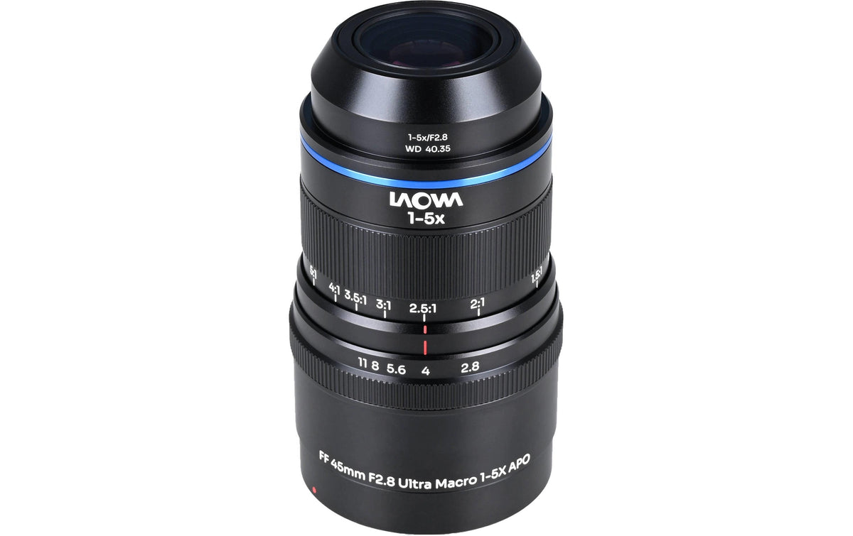 Laowa Aksen 45mm f/2.8 Makroobjektiv – Nikon F – 1–5× – Schwarz