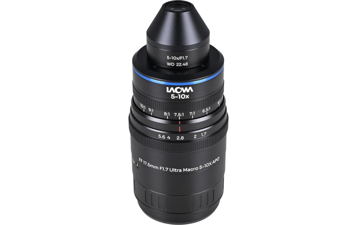Laowa Aksen 17,5 mm f/1.7 UMAPO Ultra-Makroobjektiv 5–10× – für Sony FE – manuell, Naheinstellgrenze 0,022 m