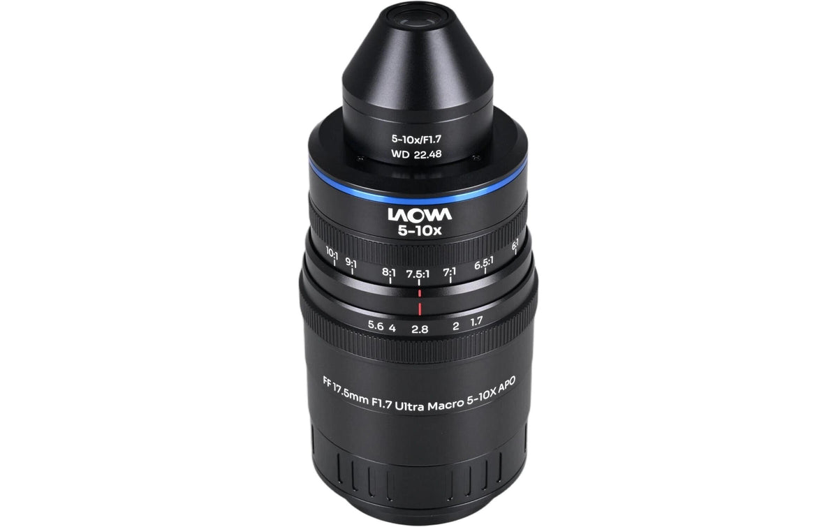 Laowa Aksen 17,5 mm f/1.7 5–10× UMAPO Objektiv – manuell – für Micro-Four-Thirds