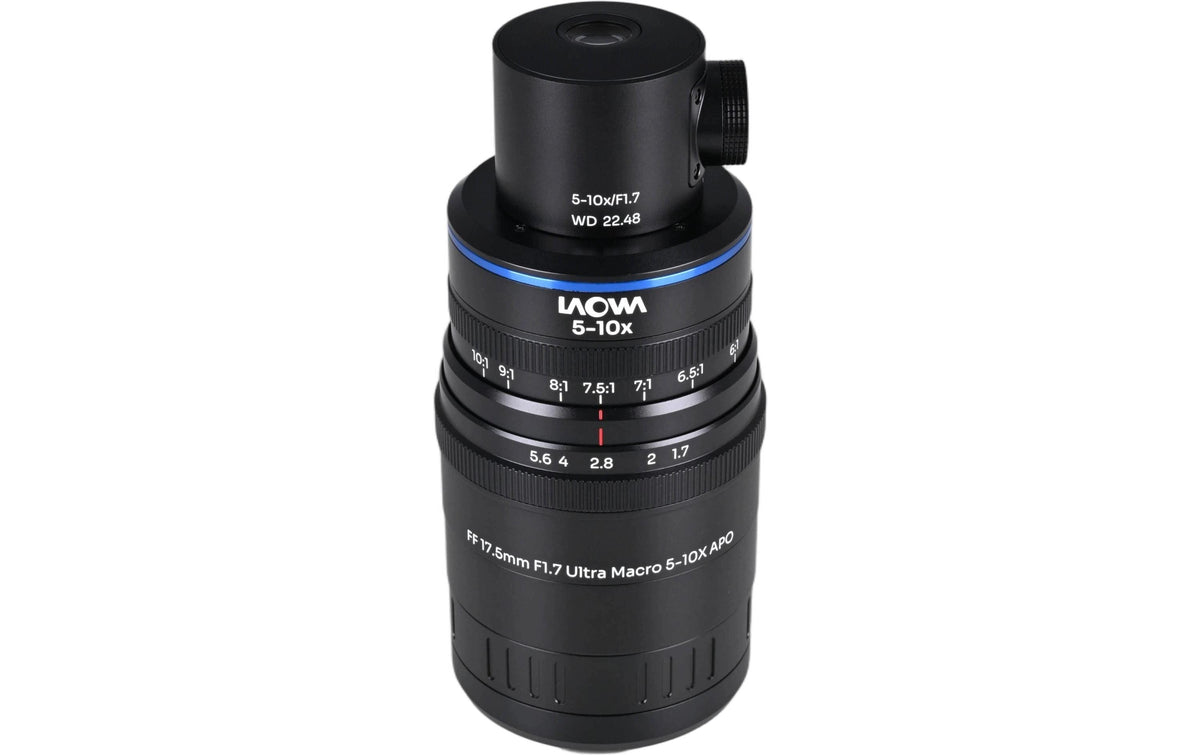 Laowa Aksen 17,5 mm f/1,7 Makroobjektiv – L-Mount – 5–10× Abbildungsmassstab