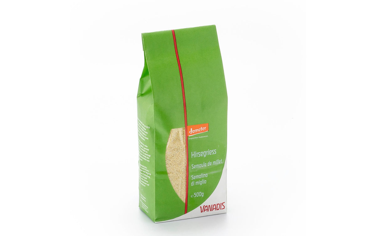 Vanadis Hirsegriess – Bio – 500 g