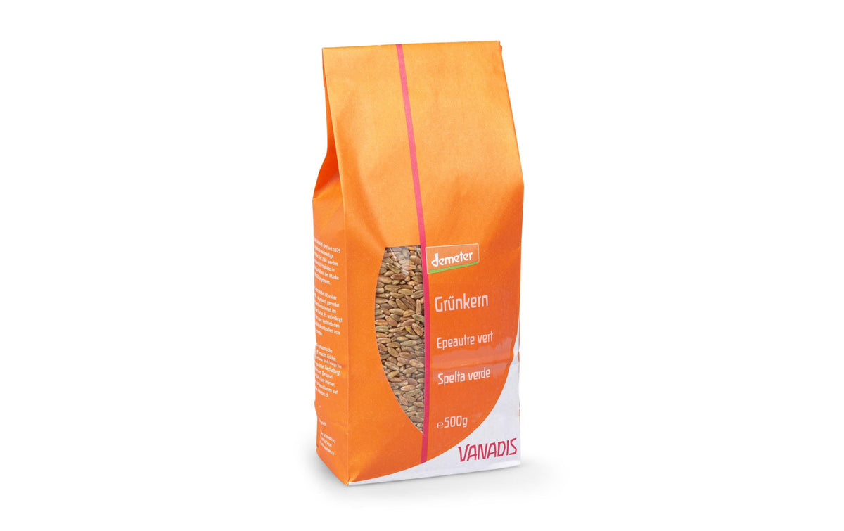 Vanadis Grünkern holzgedarrt – Bio – 500 g
