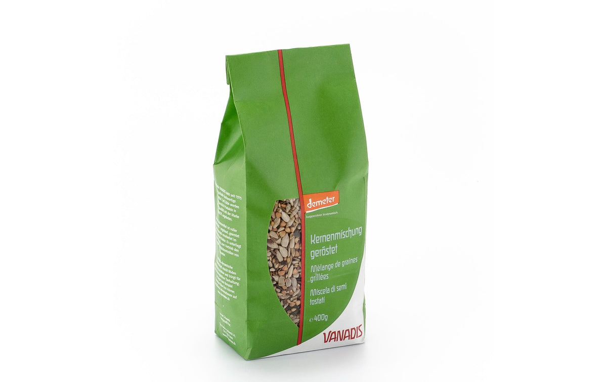 Vanadis Geröstete Kernenmischung, Bio – 400 g