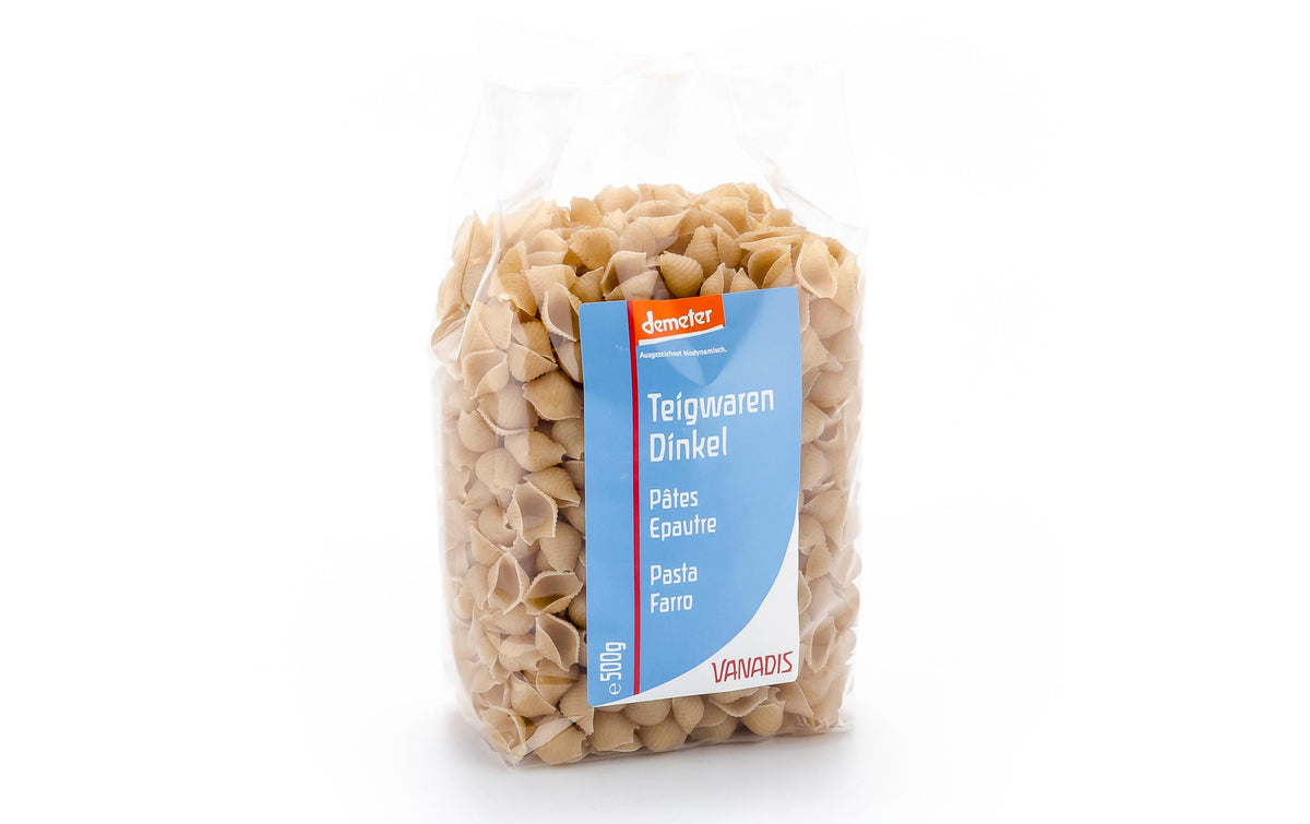 Vanadis Geformte Dinkel-Nudeln – Bio – 500 g