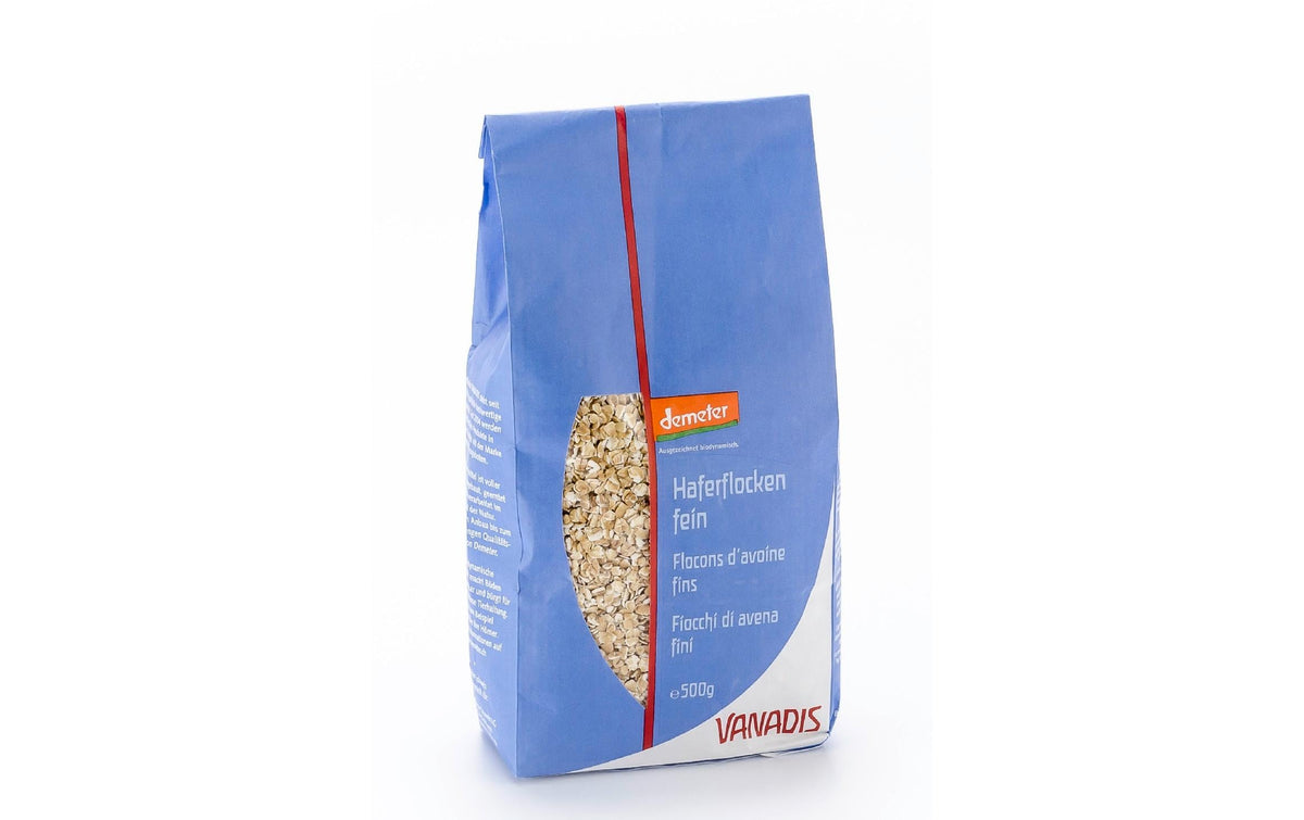Vanadis Feine Haferflocken – Bio – 500 g