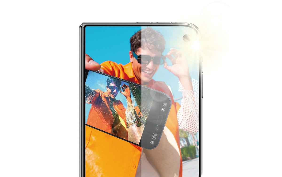 PanzerGlass Displayschutz (Panzerglas), Antireflex – für iPhone Duo