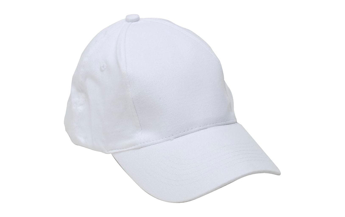 Creativ company Baseballkappe Tormino – 58 cm, 1 Stück – Baumwolle, Weiss