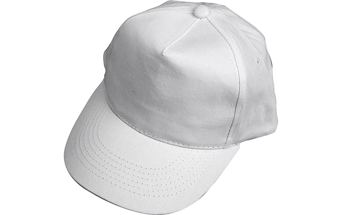 Creativ company Baseballkappe Tormino – 58 cm, 1 Stück – Baumwolle, Weiss