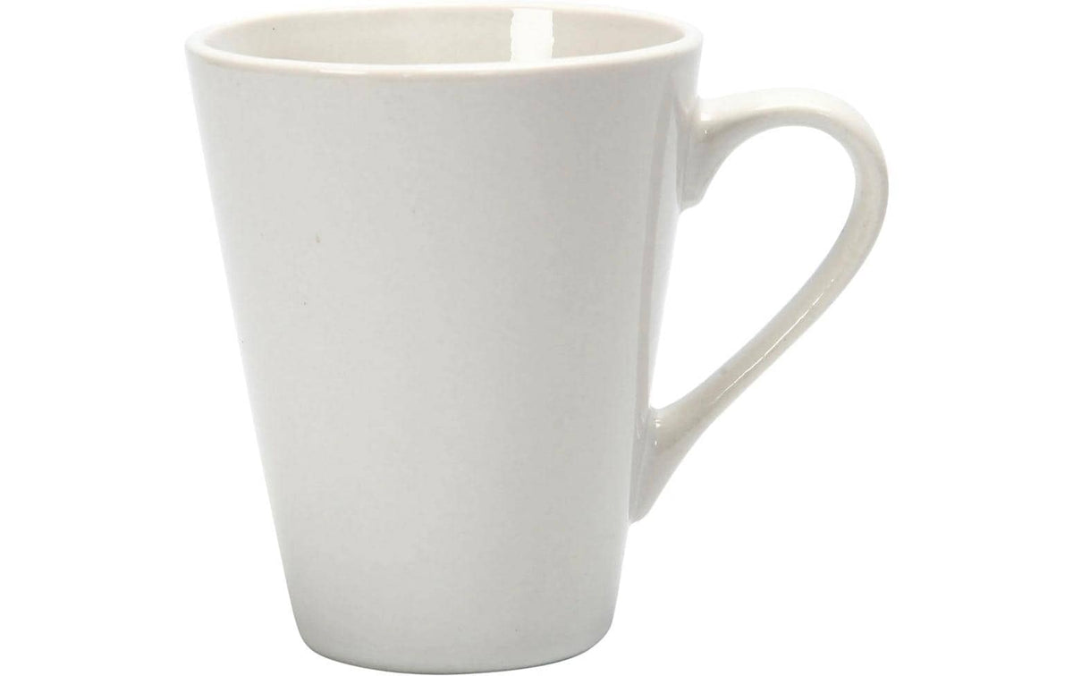 Creativ Company Tasse – H 10 cm, Porzellan, Weiss