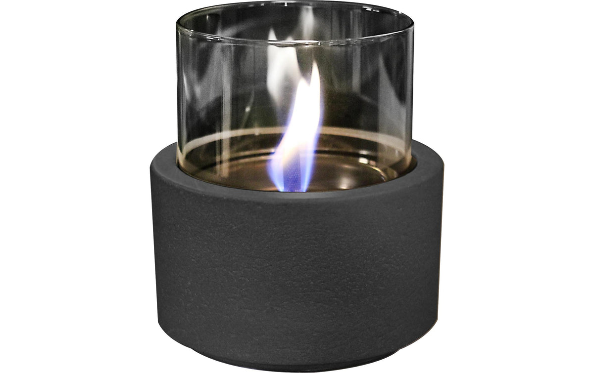 Tenderflame Table Mountain Tischkamin – 50 × 23 × 10 cm – Stahl, Schwarz