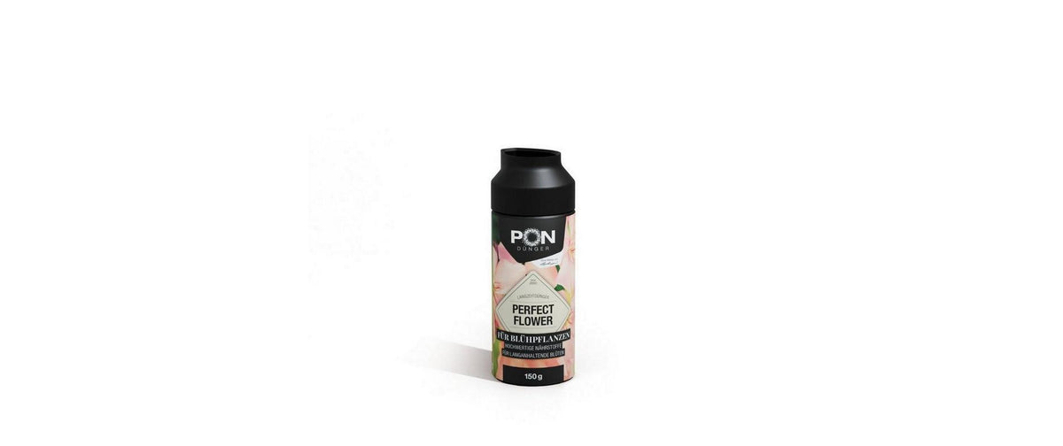 Pon PERFECT FLOWER Pflanzendünger – für Balkonpflanzen & Zimmerpflanzen & Blumen – Flüssigkeit – 150 g