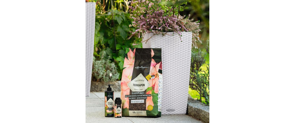 PON PERFECT FLOWER Pflanzendünger für Balkon- und Zimmerpflanzen – Flüssigkeit – 475 ml