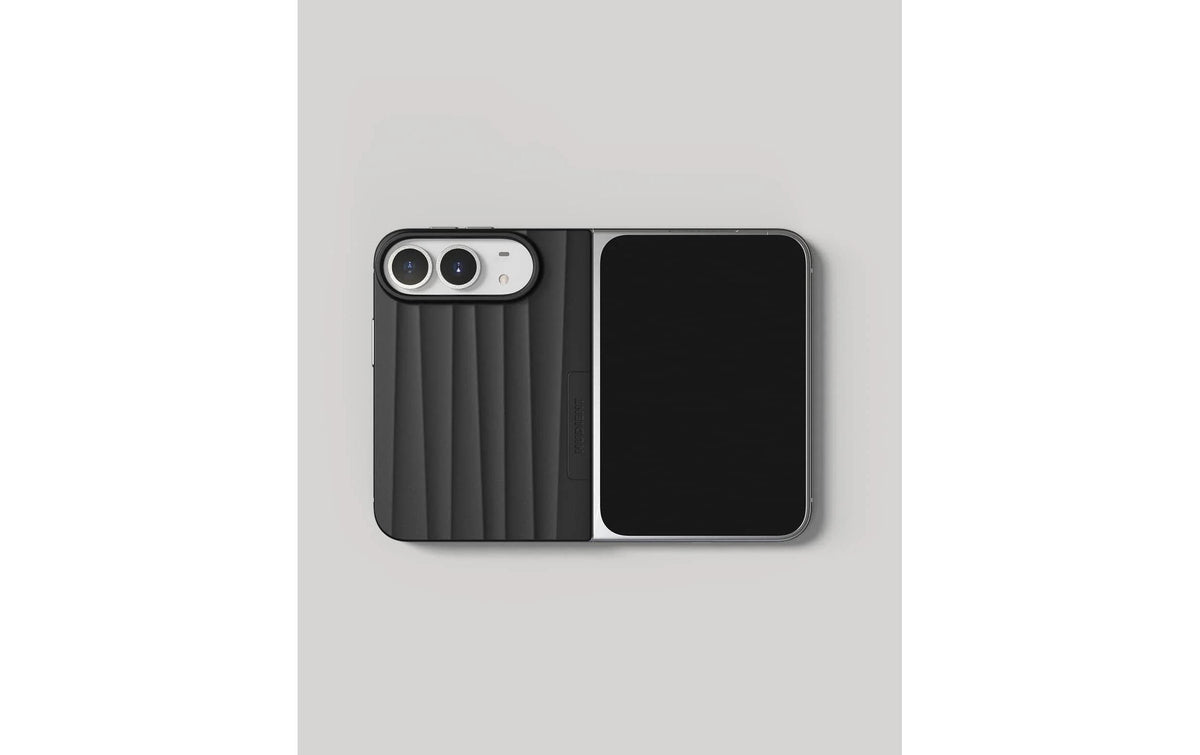 Nudient Slice – Backcover – für Apple iPhone Duo, Silikon, Schwarz
