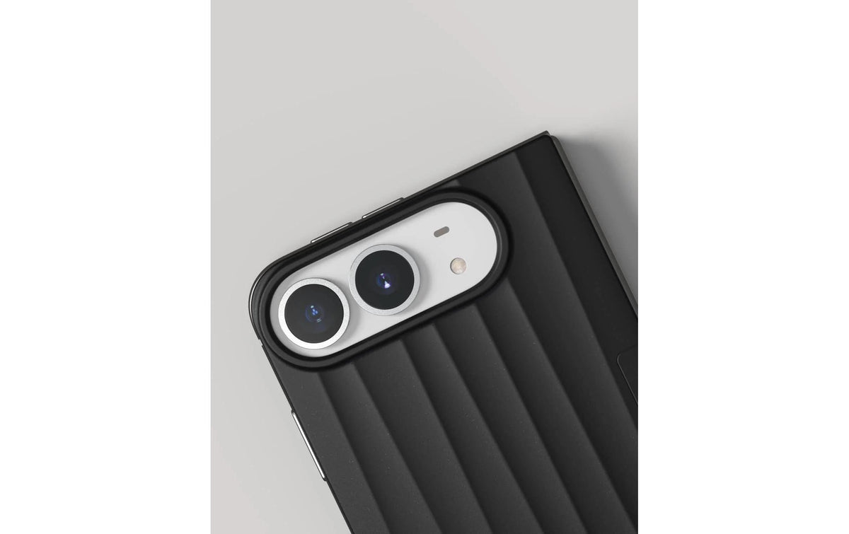 Nudient Slice – Backcover – für Apple iPhone Duo, Silikon, Schwarz