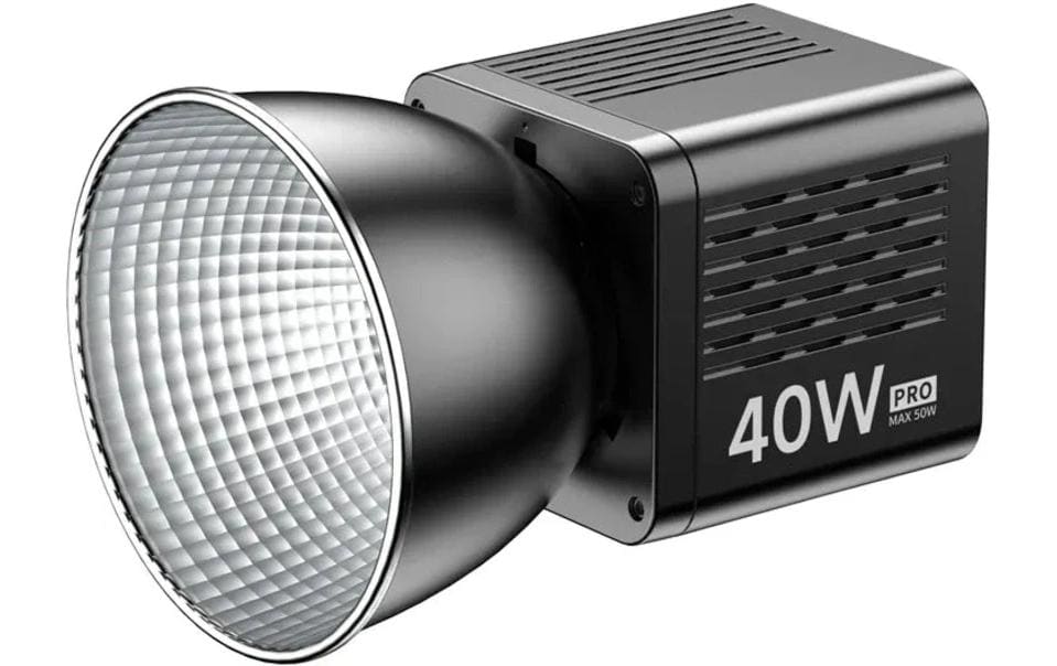 Ulanzi 40WPRO COB LED Videolicht – 40 W, 2500–6500 K – dimmbar, Akku – Schwarz