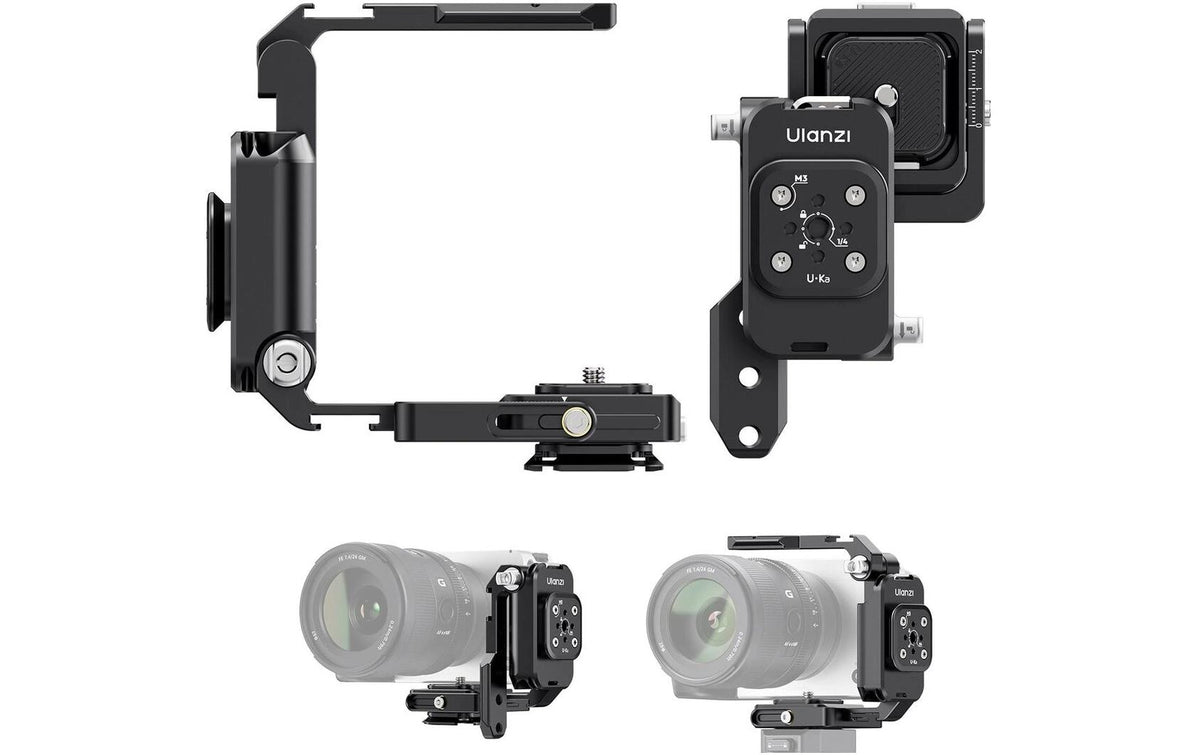 Ulanzi XJ01 faltbares Kamera-Case – 76 × 123 × 52 mm, 280 g – für Universal – Schwarz