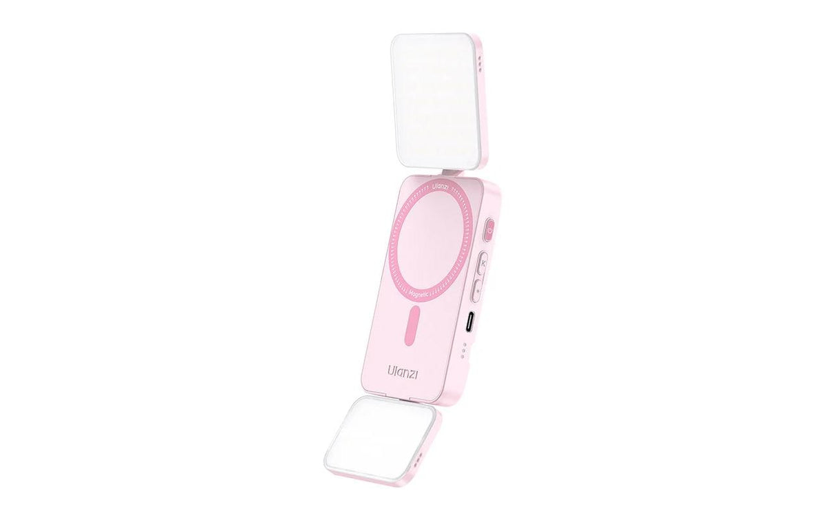 Ulanzi GL01-WH – Smartphone Licht – Einstellbares Weiss, dimmbar – MagSafe – für iPhone (MagSafe) – Weiss