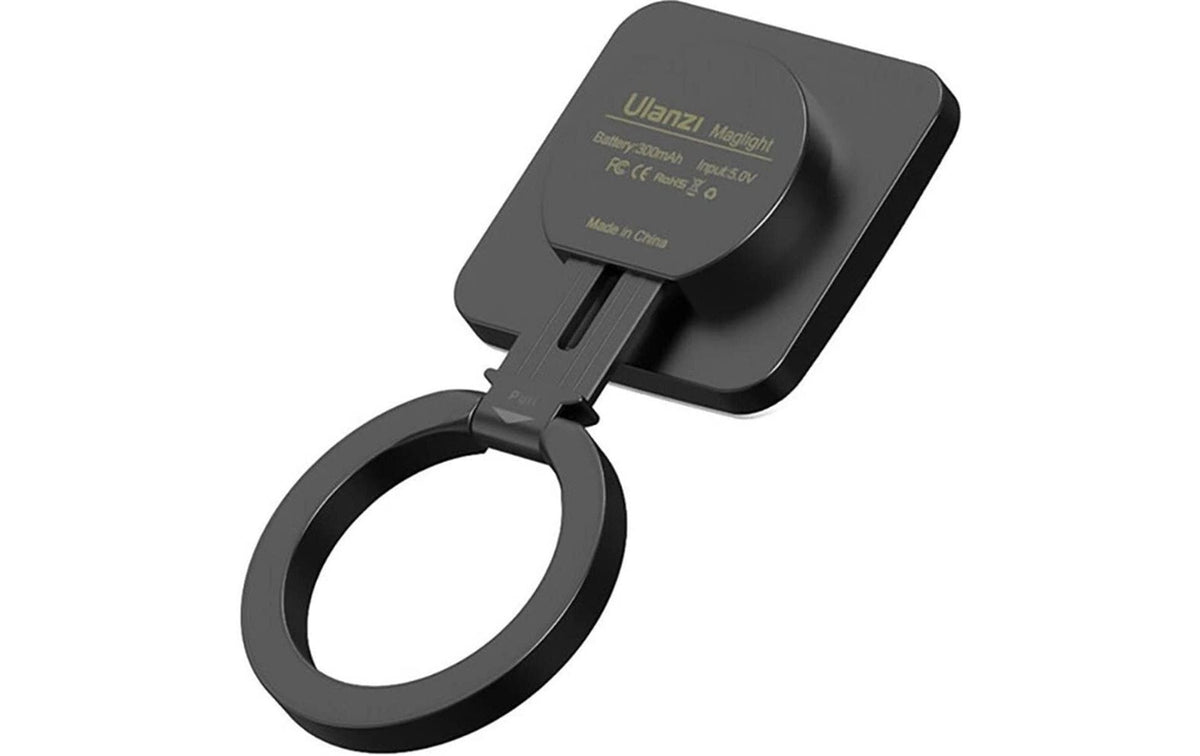 Ulanzi LT010 B – MagSafe LED – dimmbar, 200 Lux – für iPhone 12–15 Serie und magnetische Hüllen – Schwarz