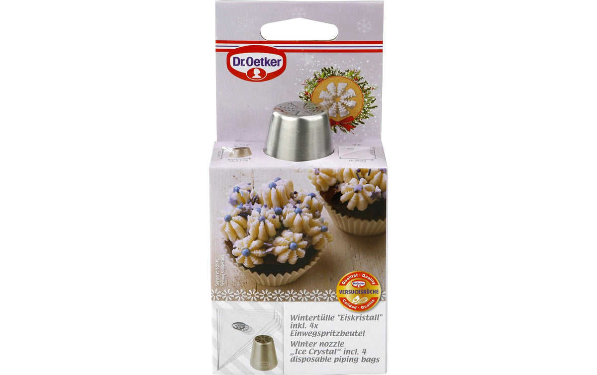 Dr. Oetker Muffinförmchen Ø 3,7 × 4,3 cm, 5-teilig, Edelstahl/Kunststoff, Grau/Silber