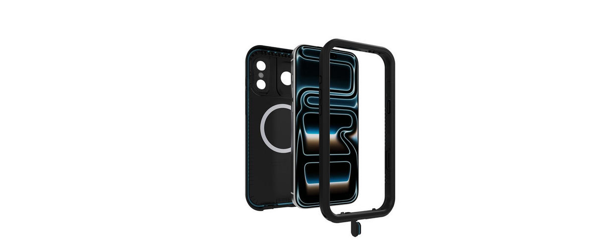 OtterBox Fre Backcover – für Apple iPhone, MagSafe, Kamerasteuerung, Schwarz