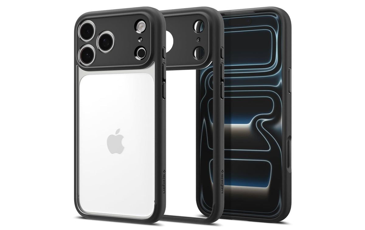 Spigen Ultra Hybrid Backcover – für Apple iPhone 17 Pro, PC+TPU, Transparent