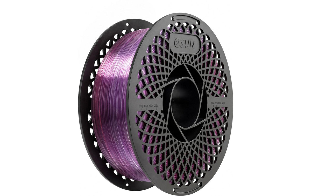 Esun 3D-Drucker-Filament PLA 1,75 mm Mehrfarbig, Transparent, 1 kg